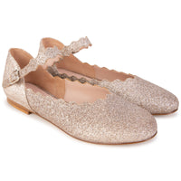 Chaussures de cérémonie en paillettes - New Gold
