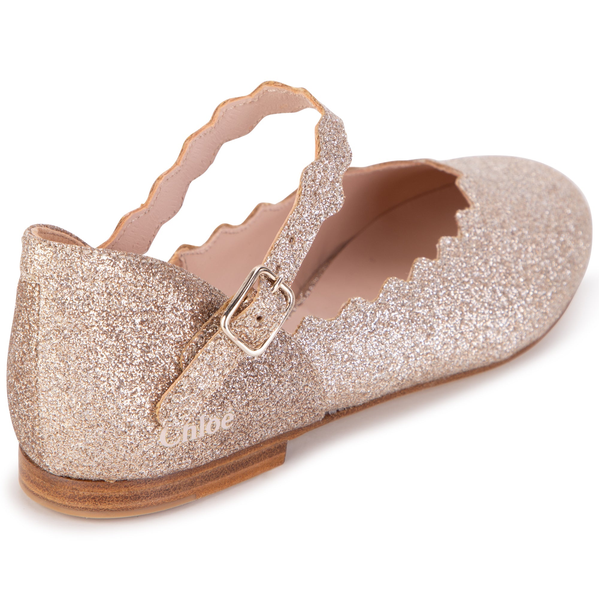 Chaussures de cérémonie en paillettes - New Gold
