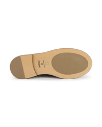 Mocassins en cuir - Bleu Amiral