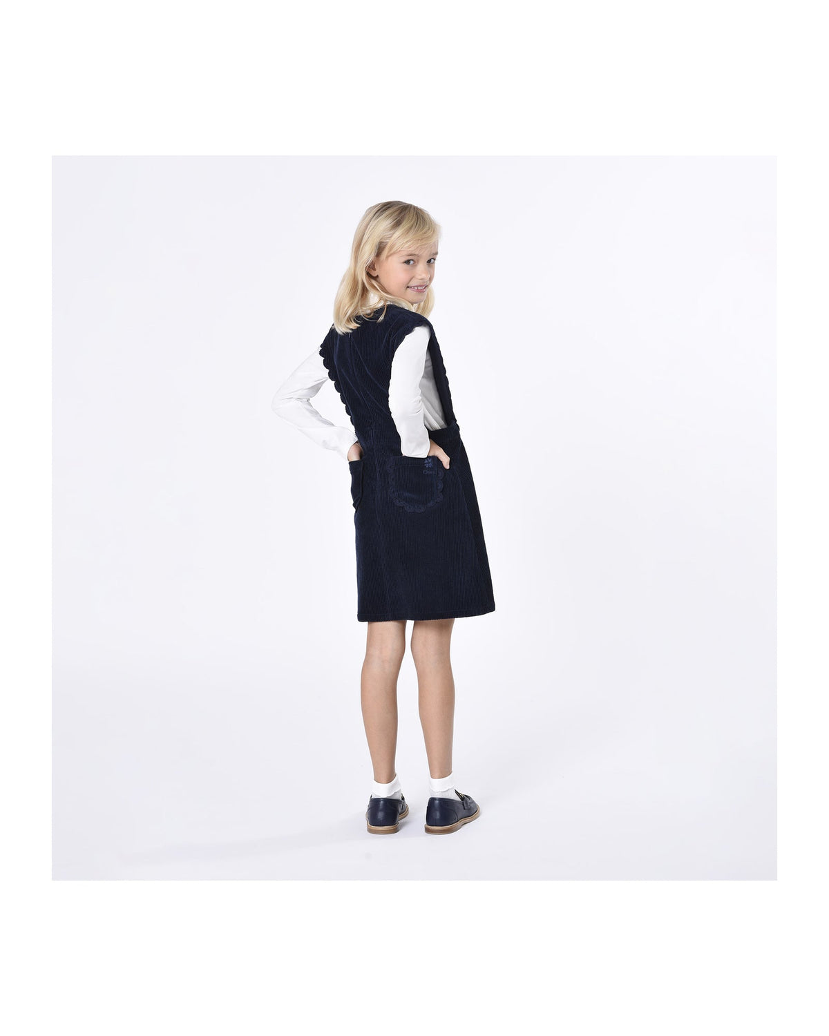 Mocassins en cuir - Bleu Amiral