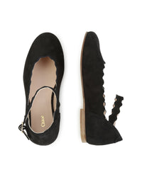 Ballerines en cuir - Black