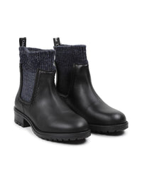 Bottines en cuir - Black