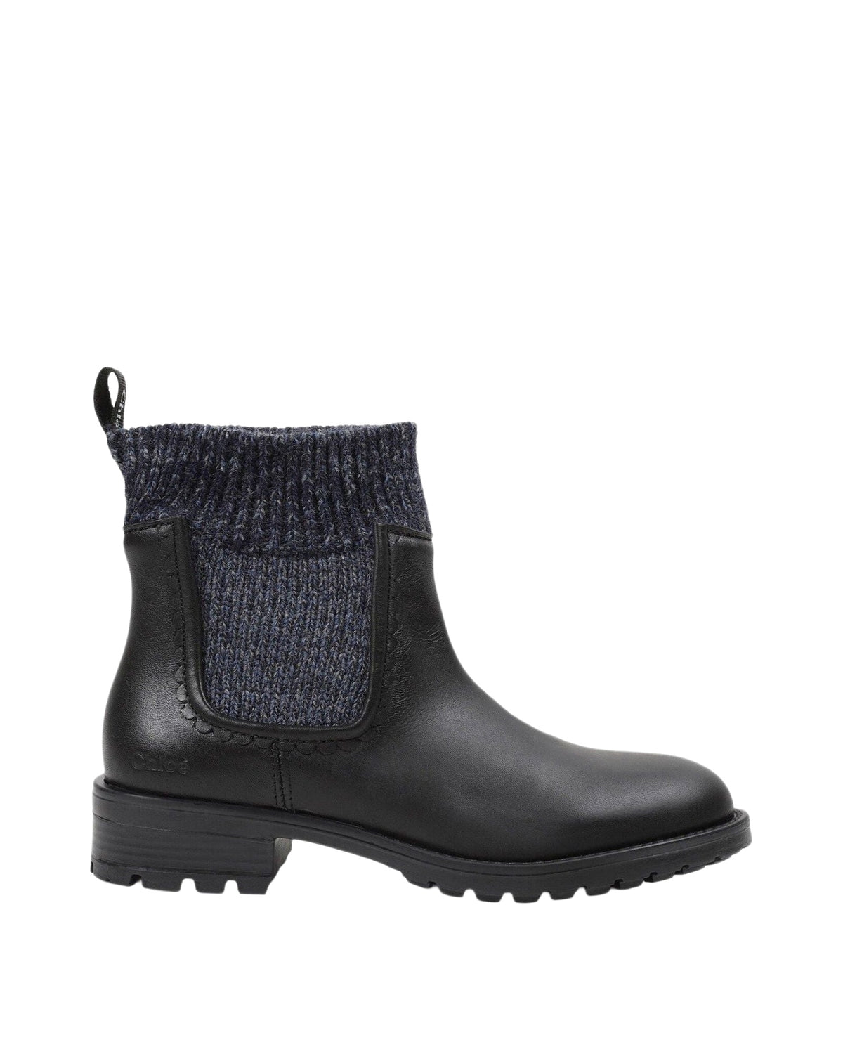Bottines en cuir - Black