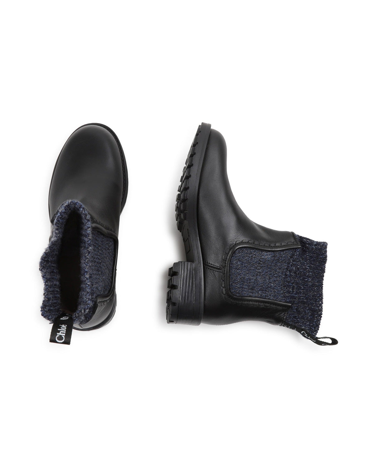 Bottines en cuir - Black