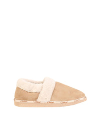 Leather slippers - Beige Clair