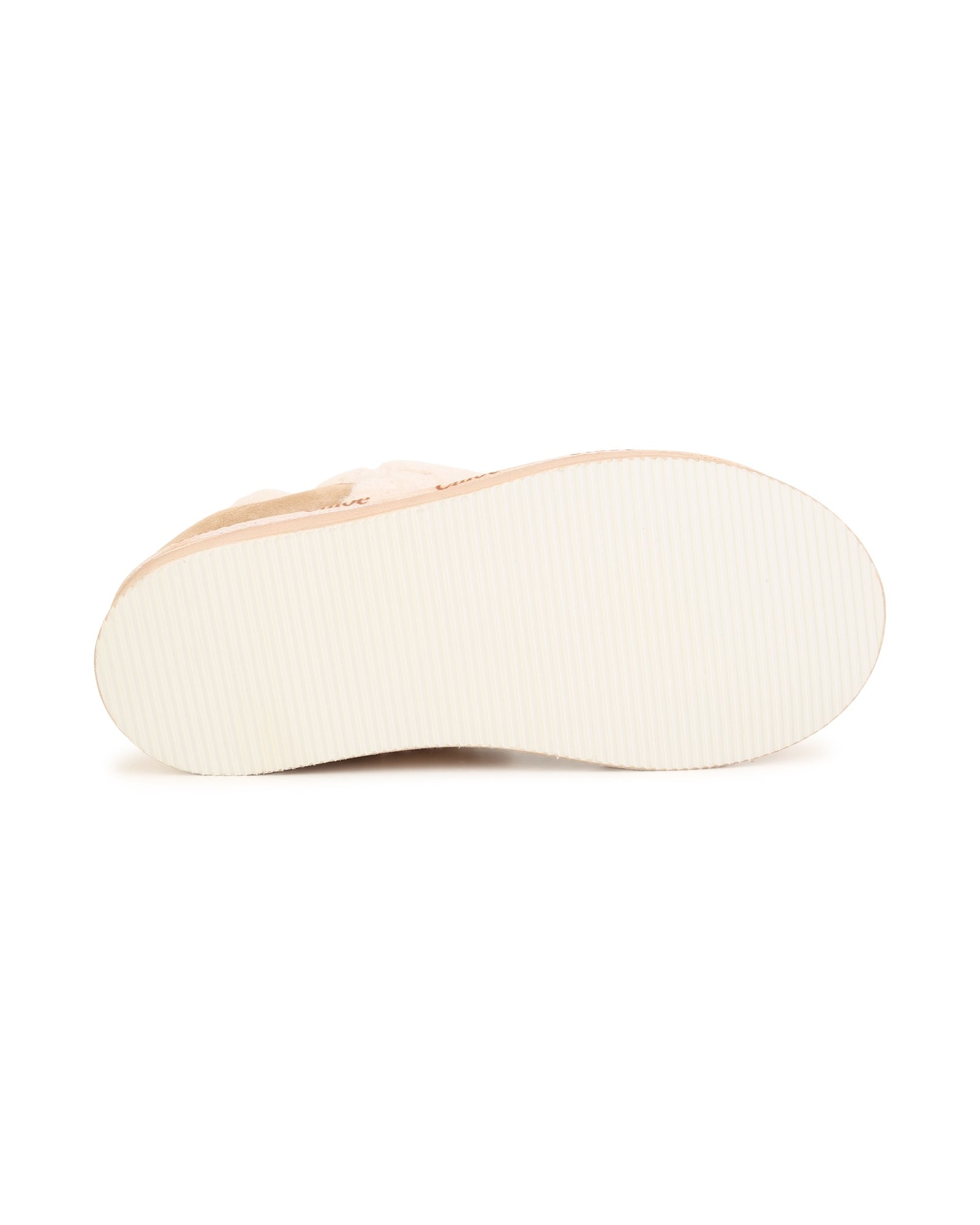 Leather slippers - Beige Clair