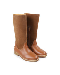Bottes en cuir - Camel