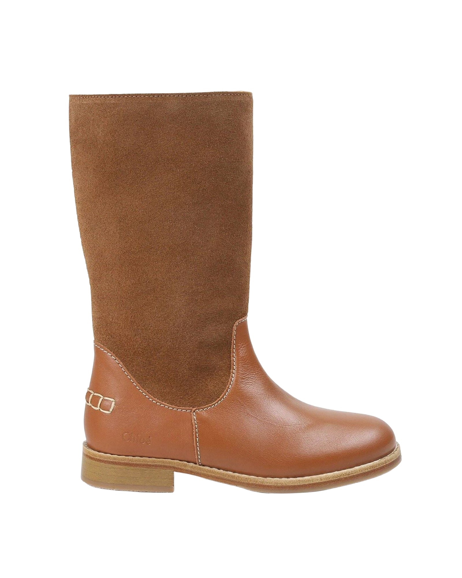 Bottes en cuir - Camel