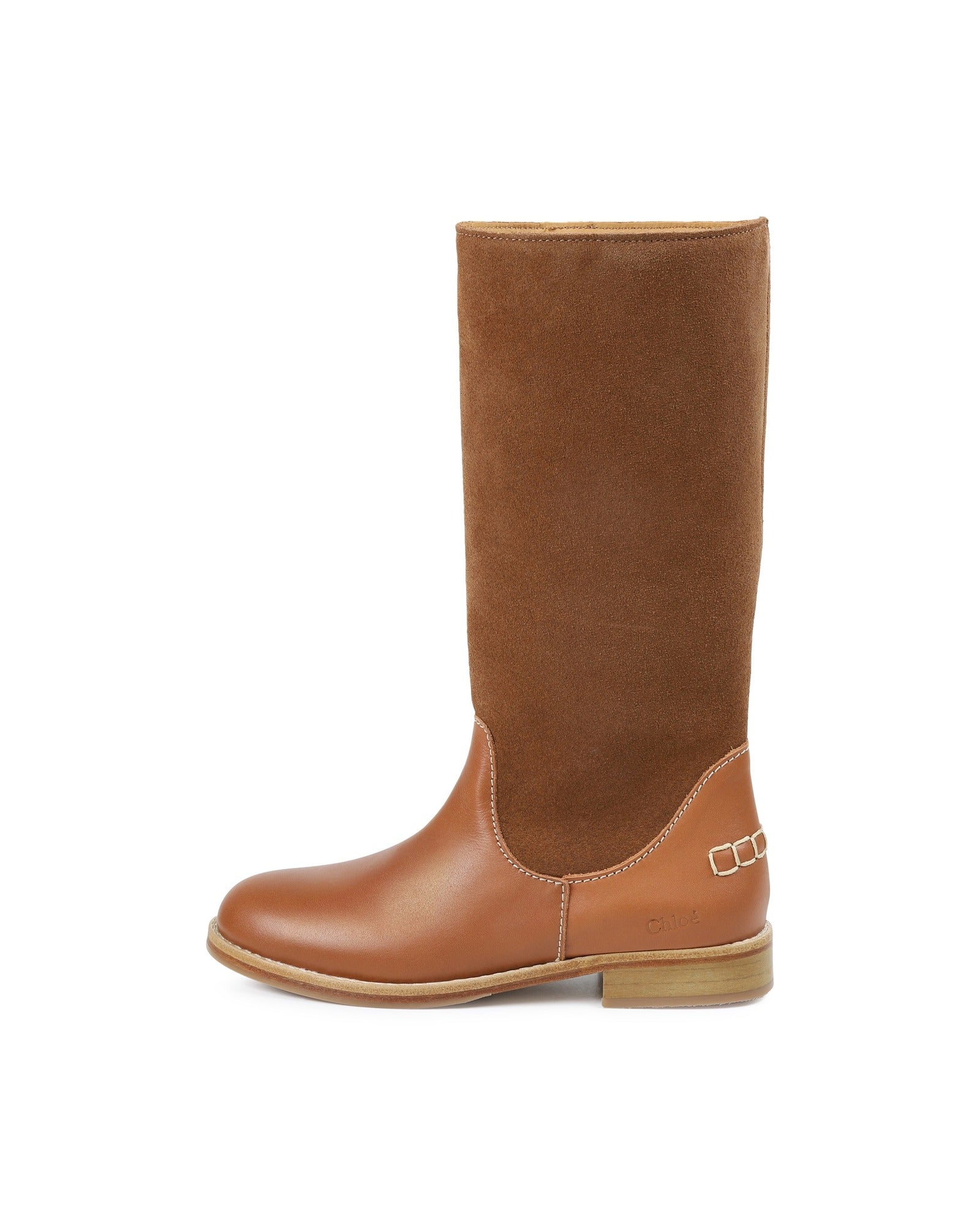 Bottes en cuir - Camel