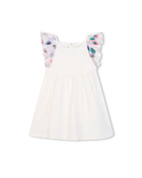 Robe à manches courtes - Offwhite