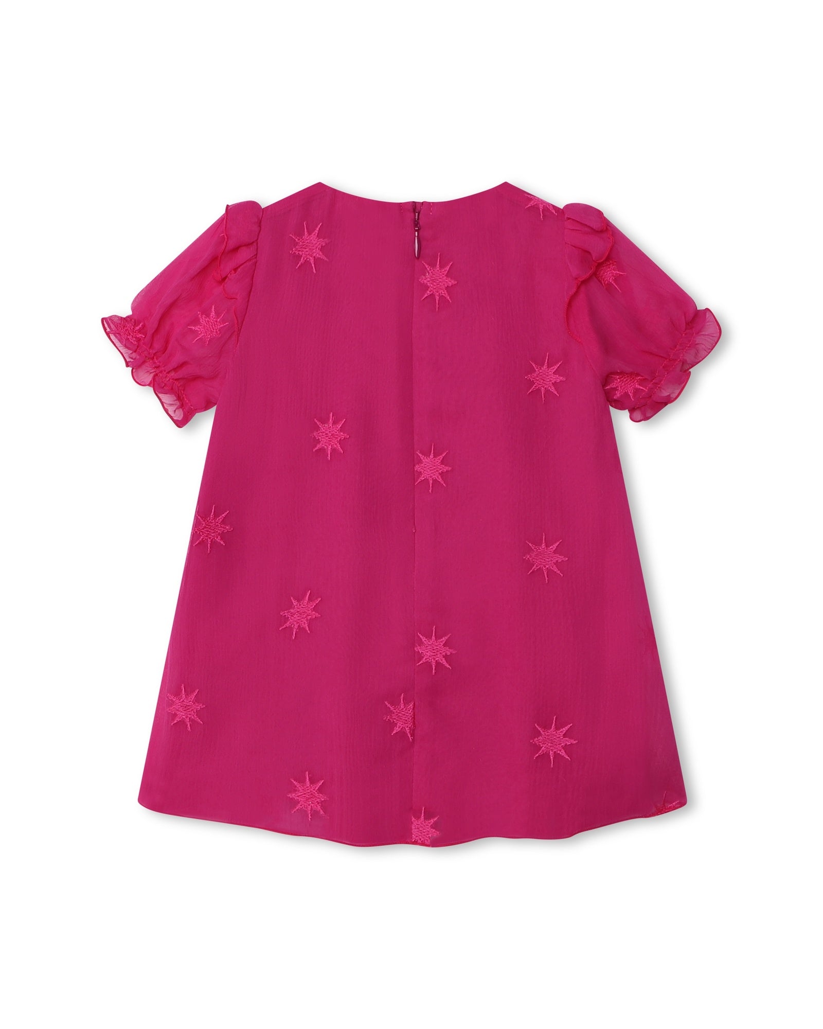 Robe de cérémonie à manches courtes en de soie - Peony