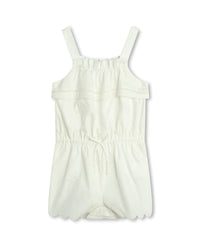 Combi-short à bretelles - Offwhite