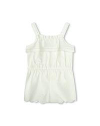 Combi-short à bretelles - Offwhite