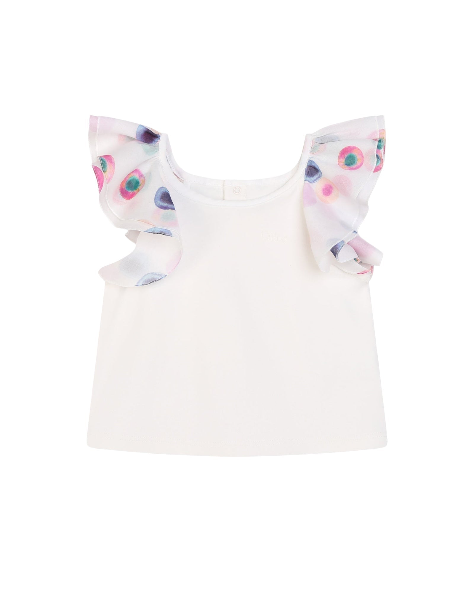 Sleeveless cotton T-shirt - Off White