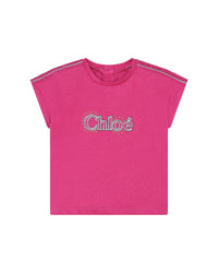 Sparkling short-sleeved T-shirt - Peony