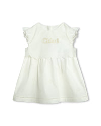 Ensemble robe de cérémonie et chapeau - Offwhite