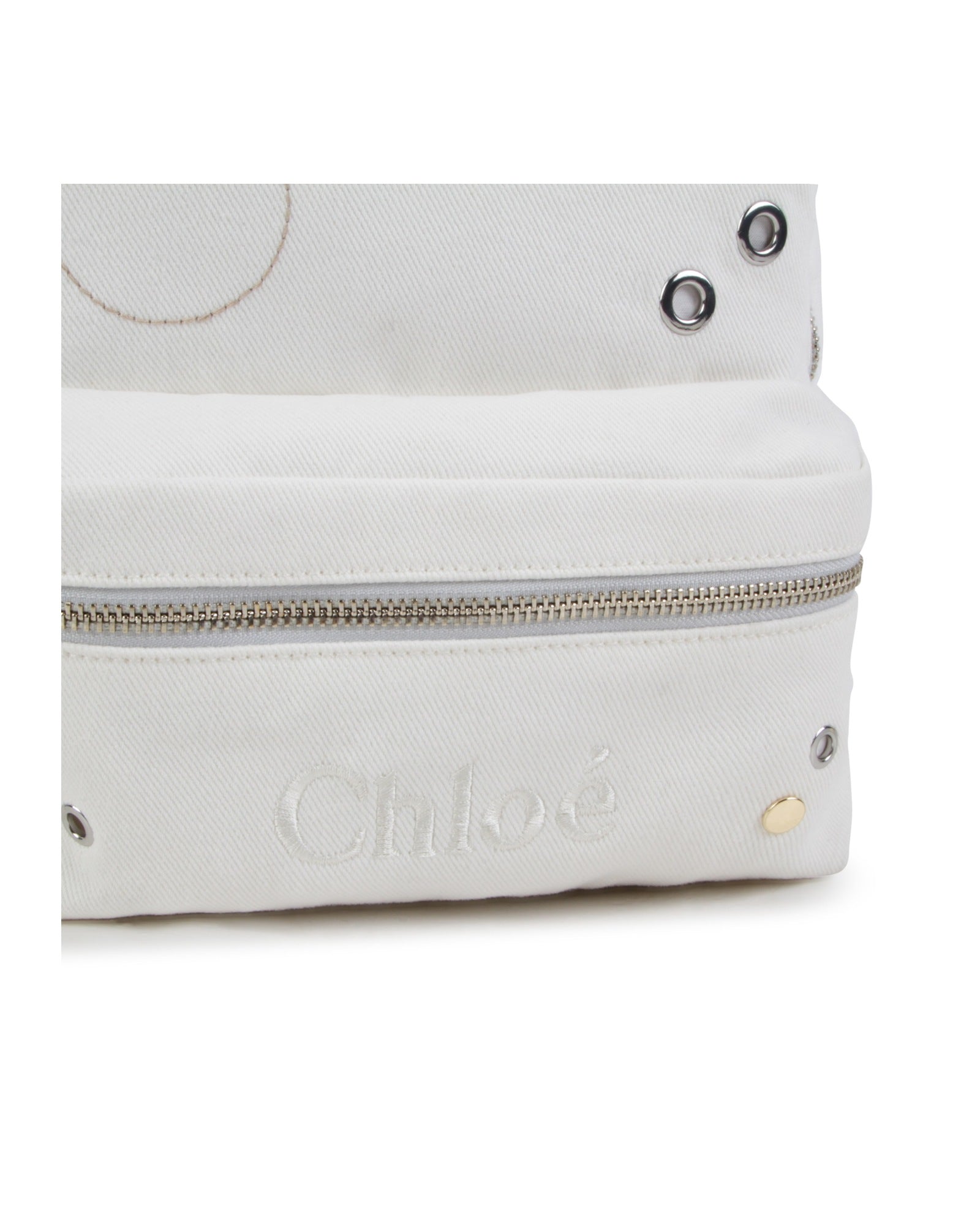 Embroidery bag - Chalk