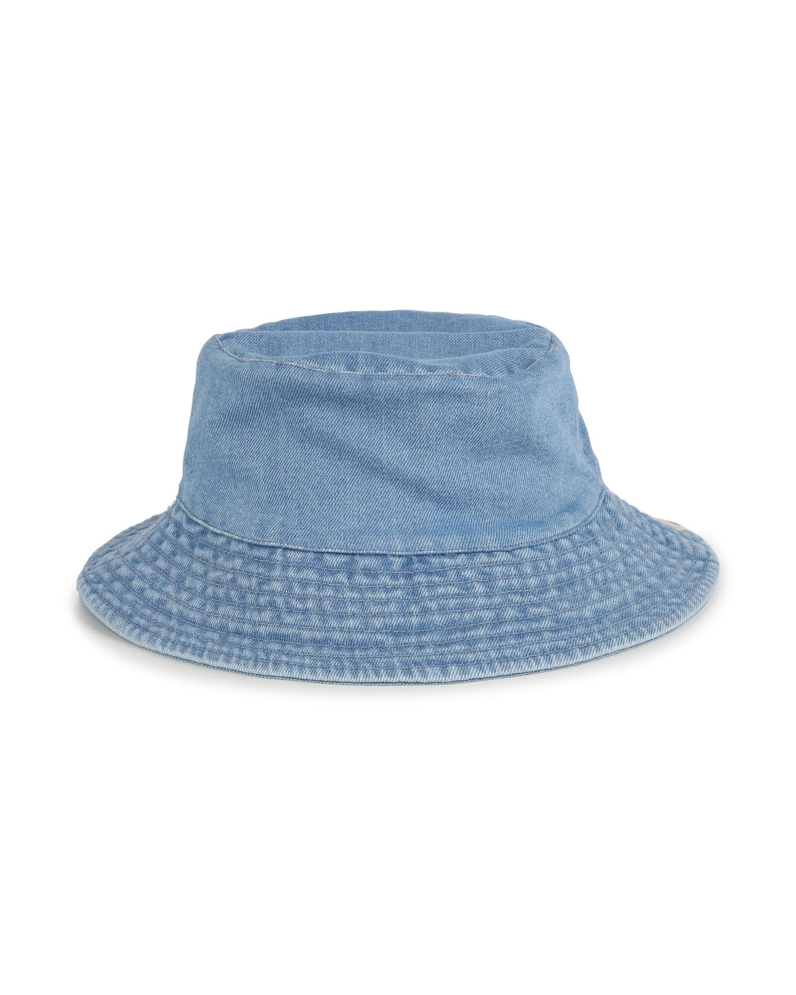 Bob imprimé doublé en polaire - Denim Blue