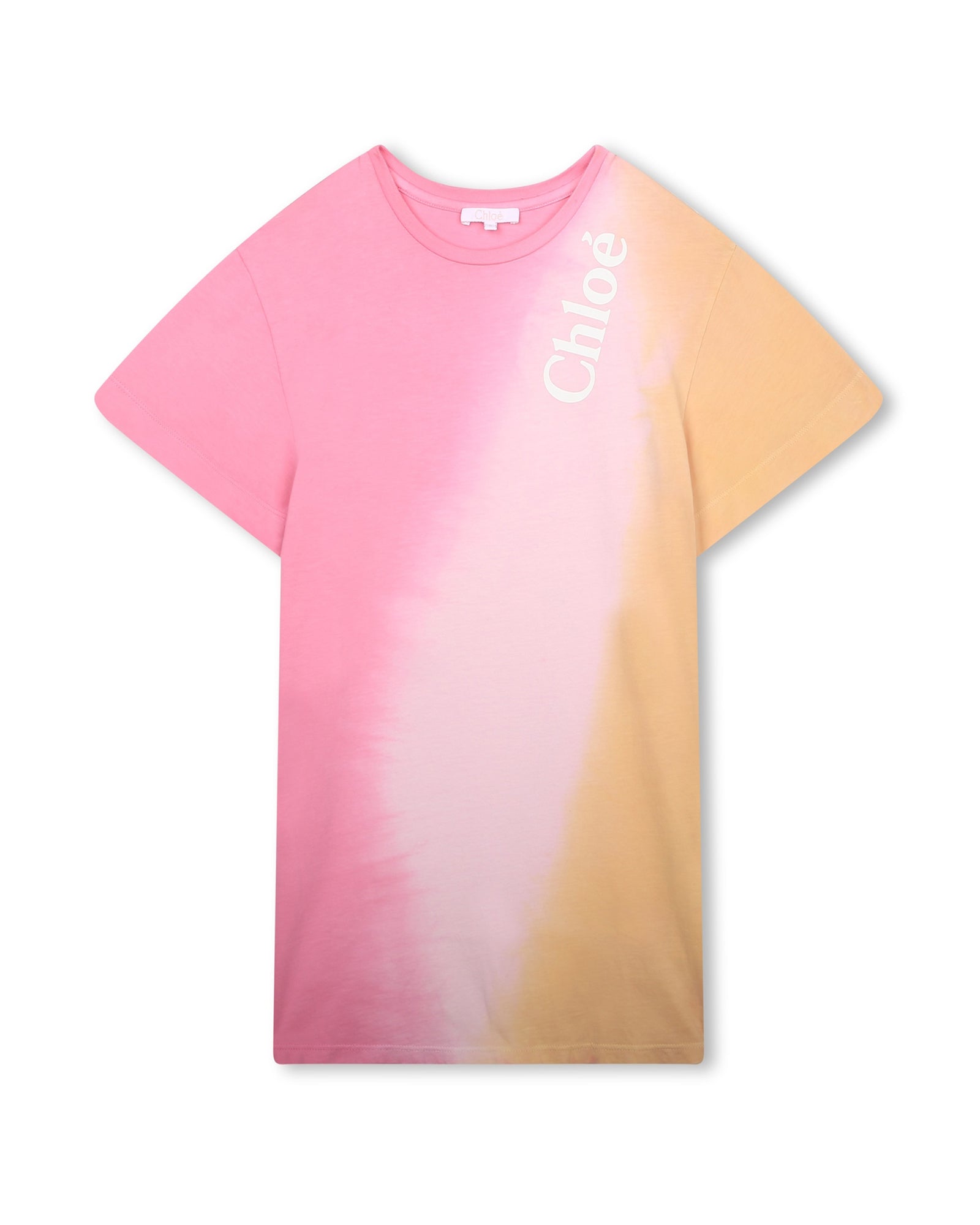 Robe à manches courtes - Rose Jaune