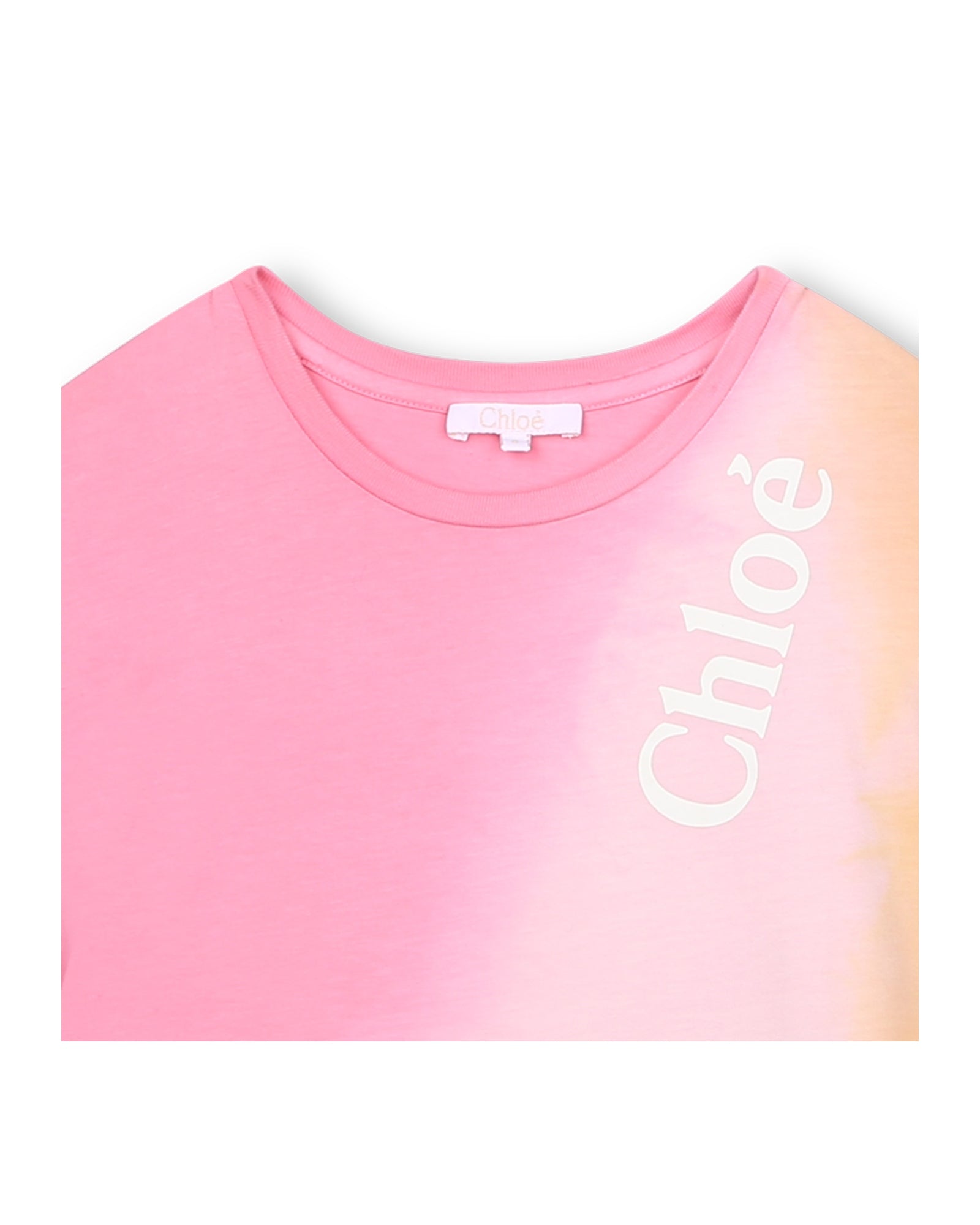 Robe à manches courtes - Rose Jaune