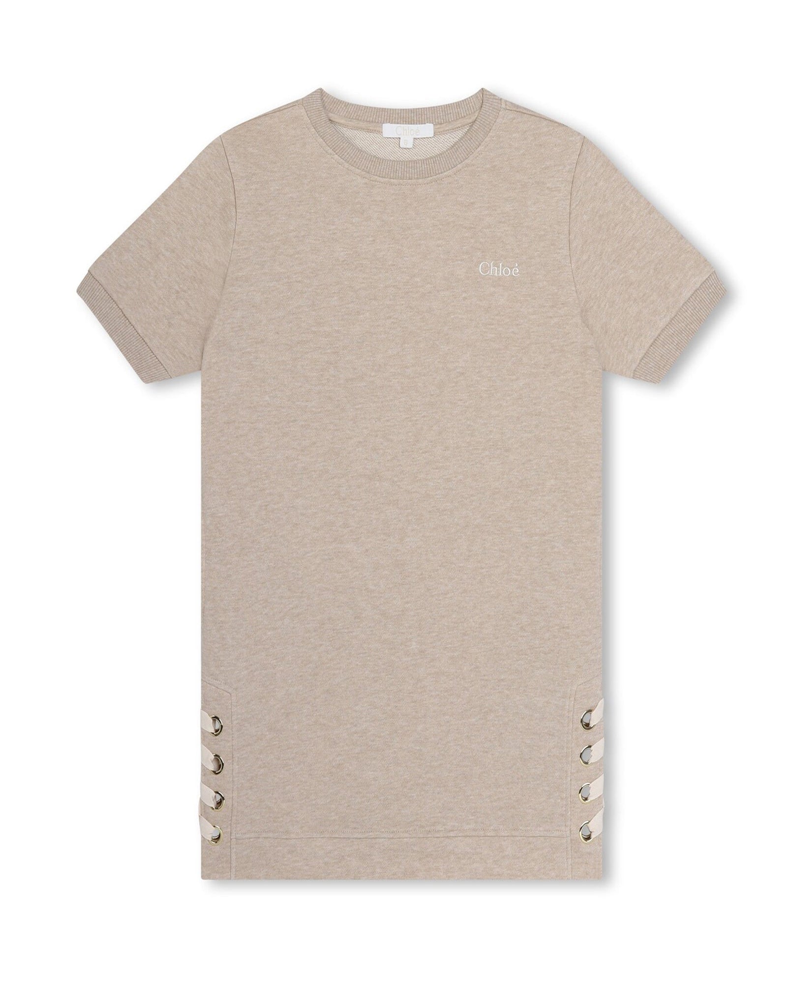 Robe à manches courtes - Beige Foncé