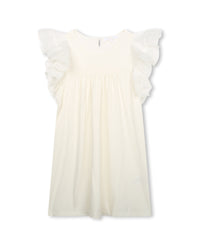 Robe à manches courtes - Offwhite