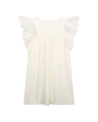 Robe à manches courtes - Off White