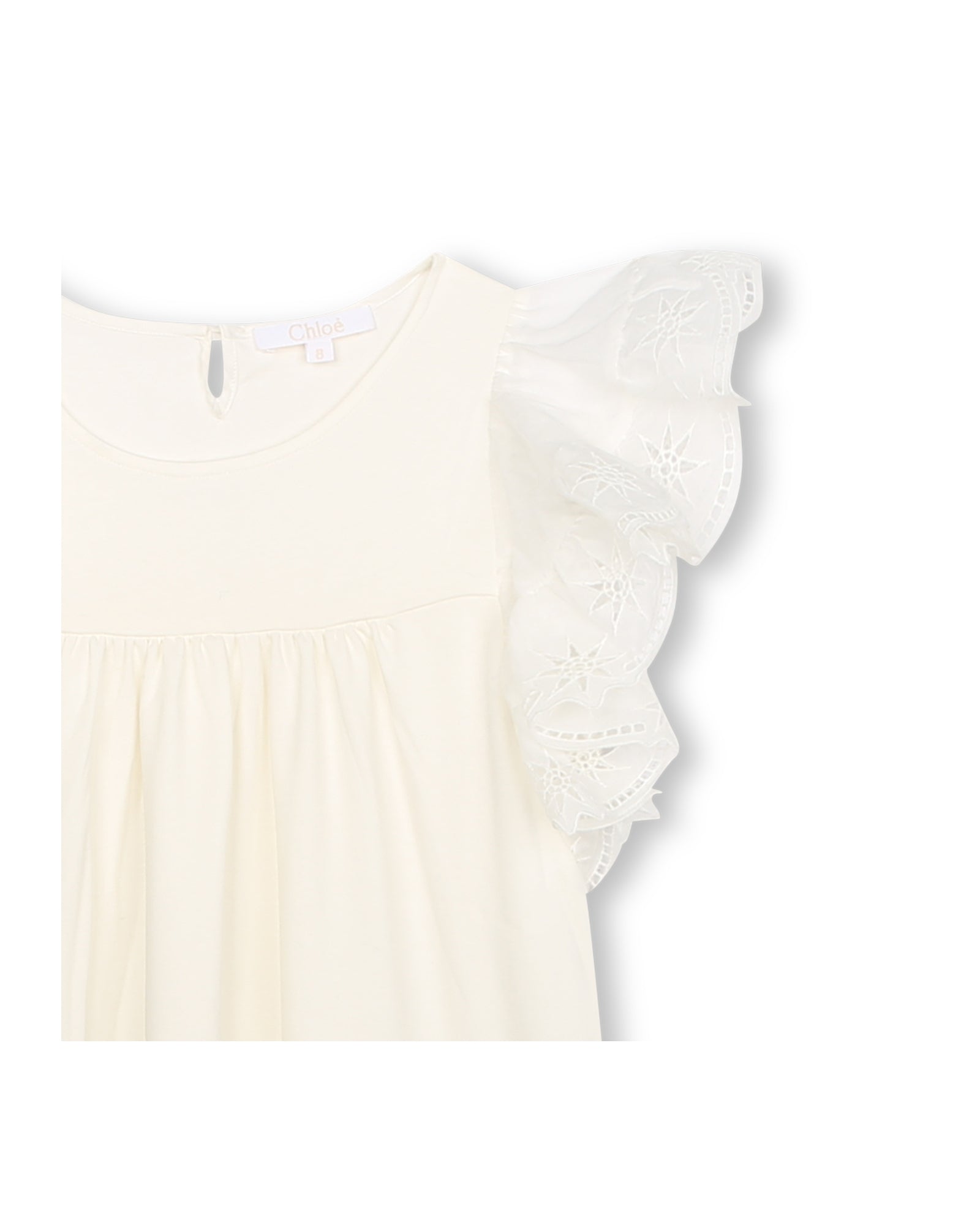 Robe à manches courtes - Offwhite