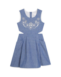 Robe sans manches - Chambray