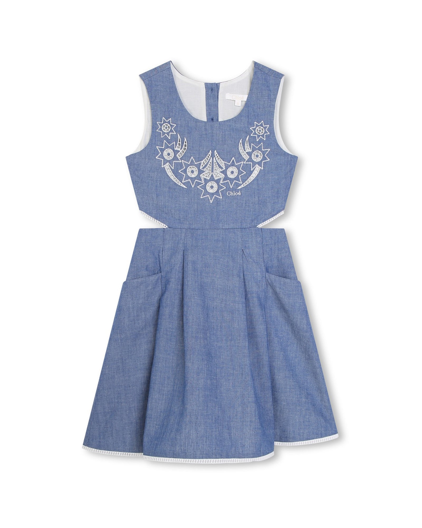 Robe sans manches - Chambray