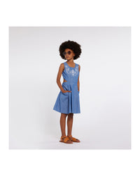 Robe sans manches - Chambray