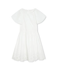 Robe à manches courtes - Offwhite