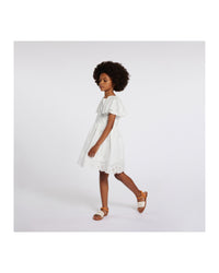 Robe à manches courtes - Offwhite