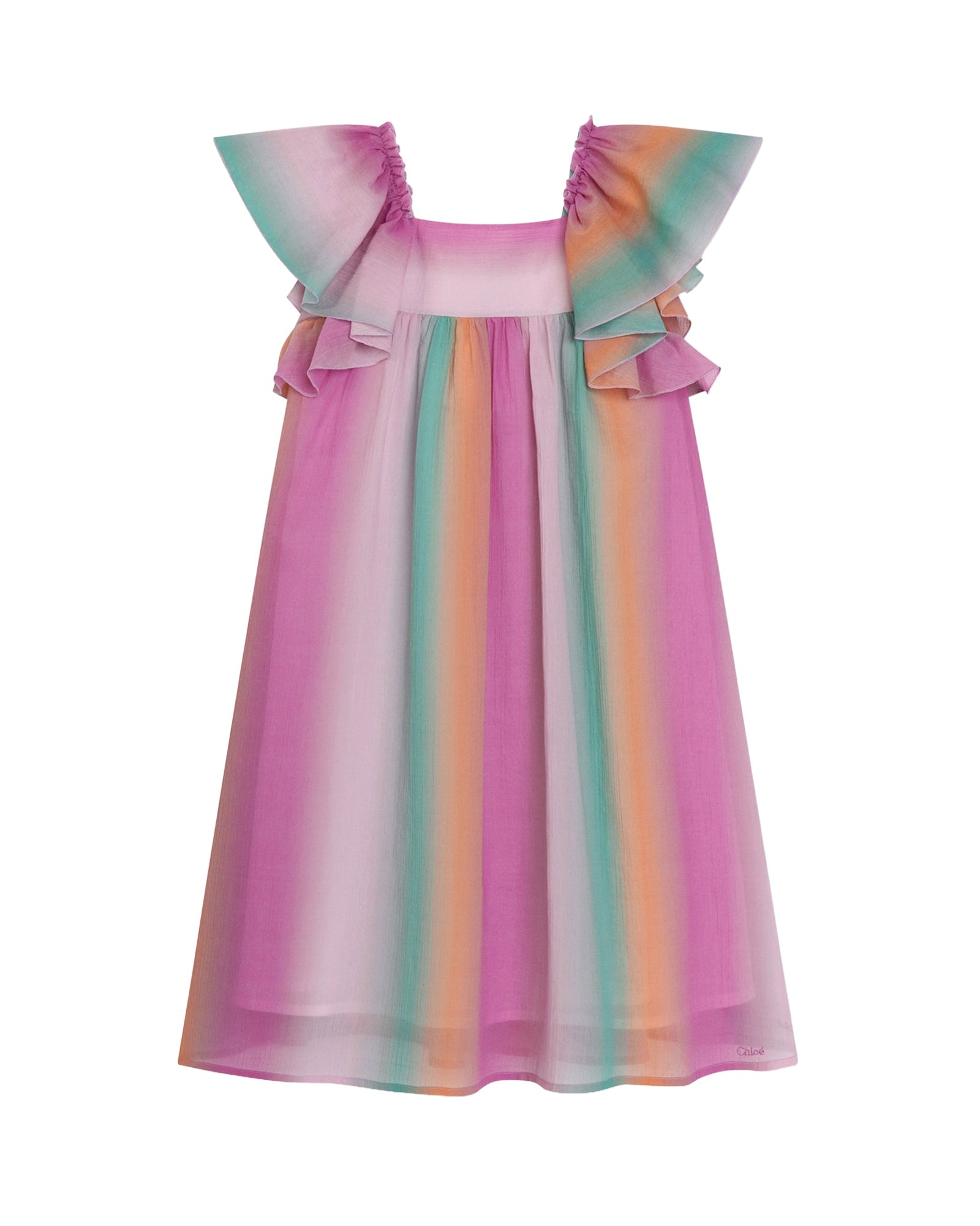 ROBE MANCHES COURTES