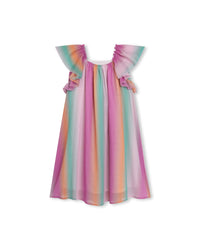 Robe à bretelles volantées - Multico