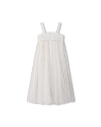 Robe de cérémonie en crépon de soie - Offwhite