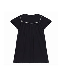 ROBE MANCHES COURTES