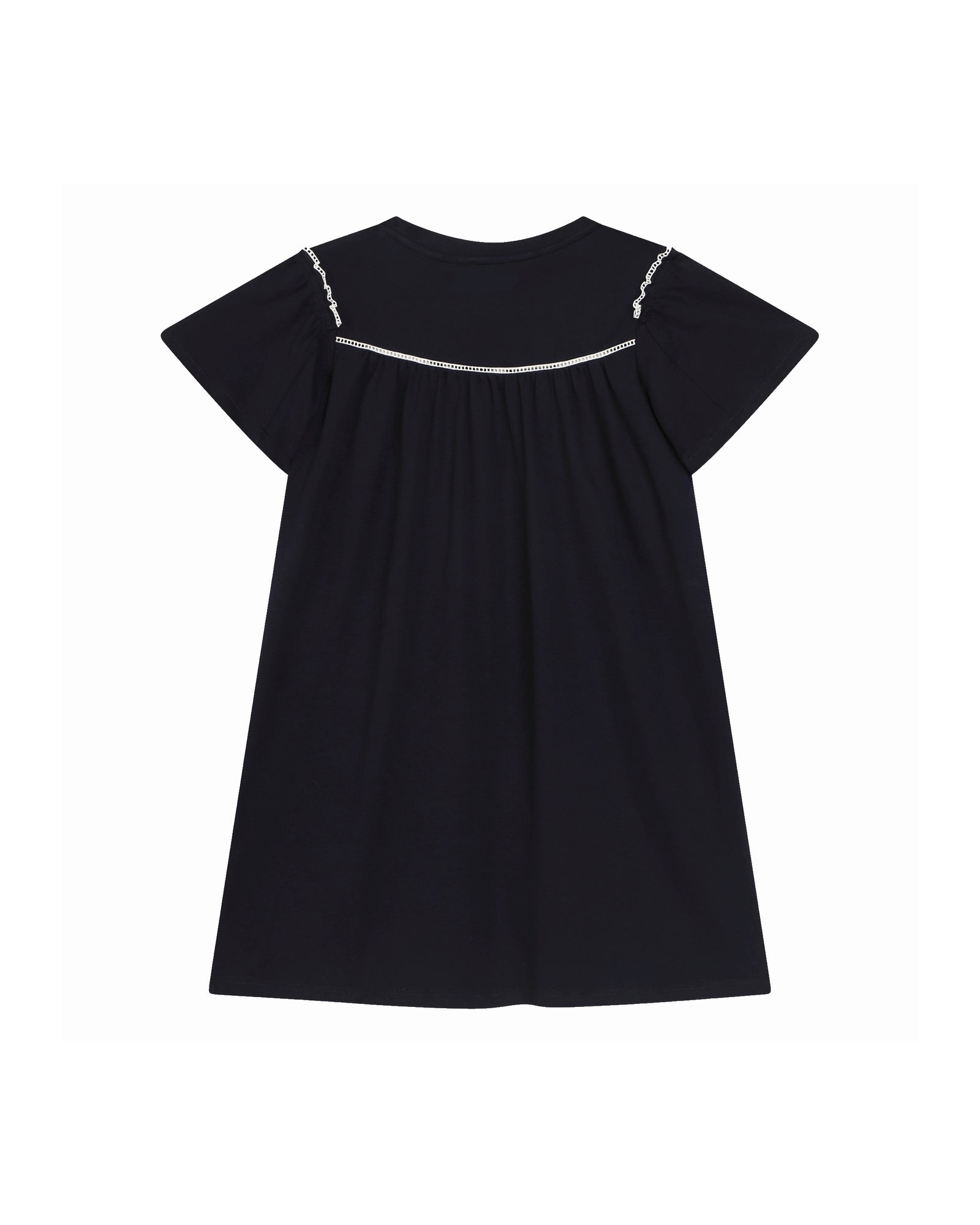 ROBE MANCHES COURTES