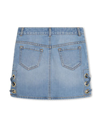 Jupe à poches en denim - Bleach