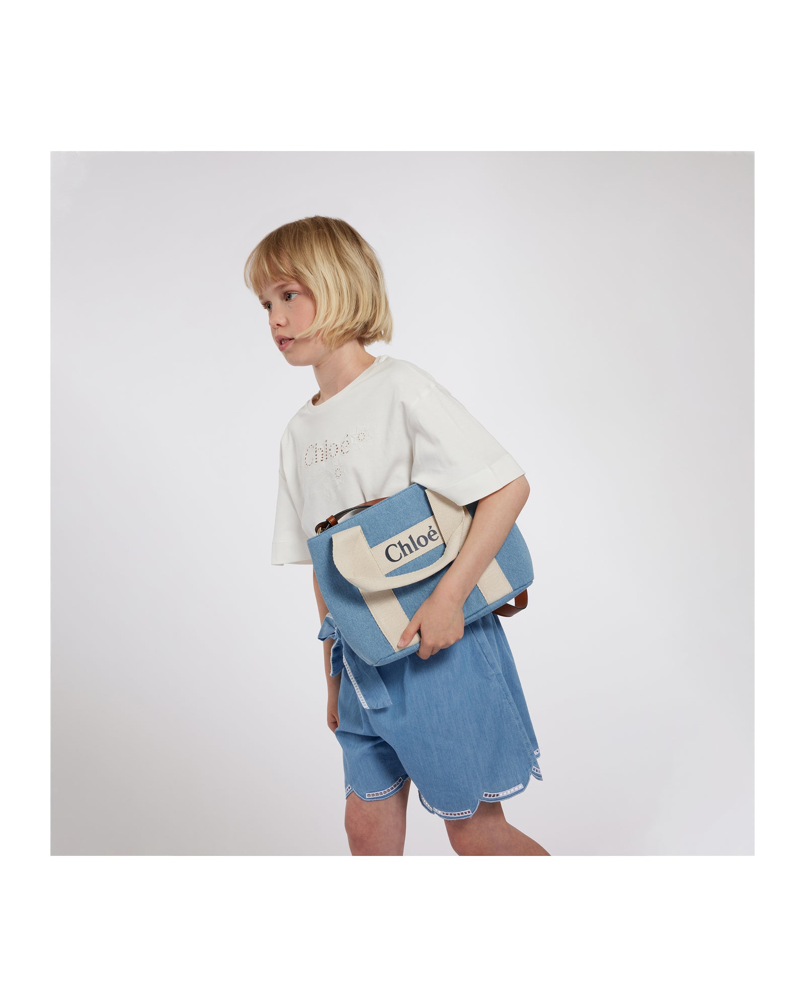 Short en denim - Denim Blue