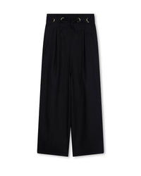 Pantalon en toile de lin - Bleu Amiral