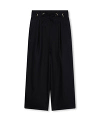 Pantalon en toile de lin - Bleu Amiral