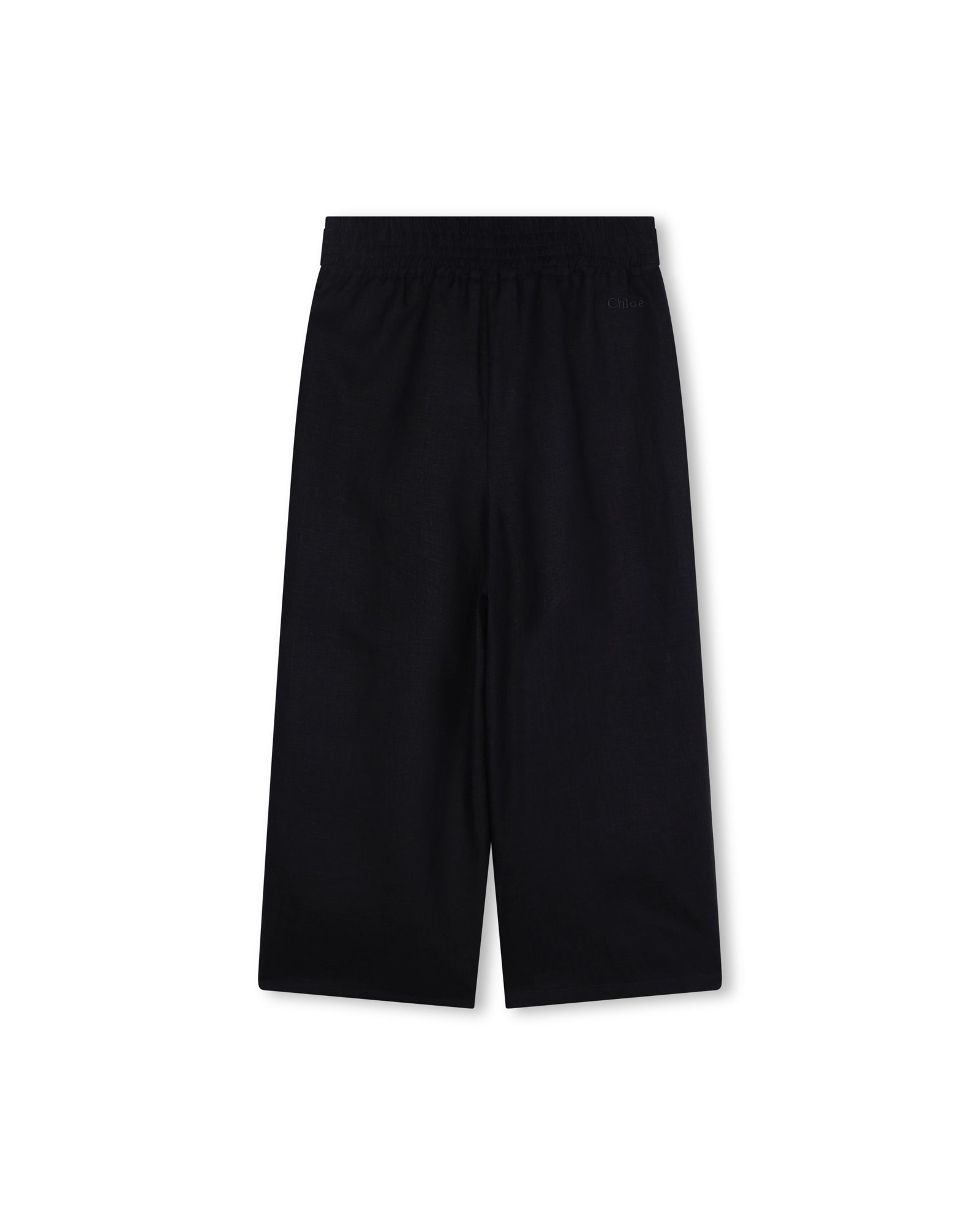 Pantalon en toile de lin - Bleu Amiral