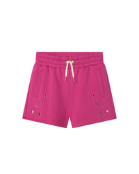 Embroidered shorts - Peony