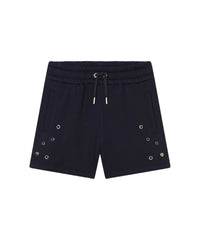 Short à taille élastiquée - Bleu Amiral