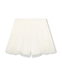 Short à taille élastiquée - Offwhite