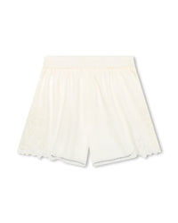 Short à taille élastiquée - Offwhite