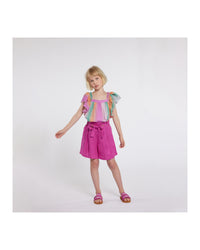 Short en toile de lin - Peony