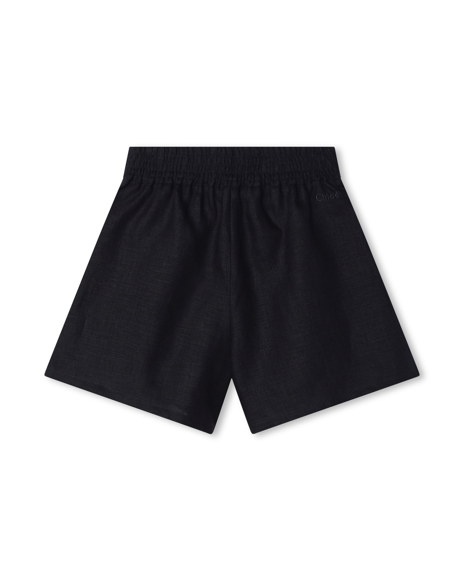 Short en toile de lin - Bleu Amiral
