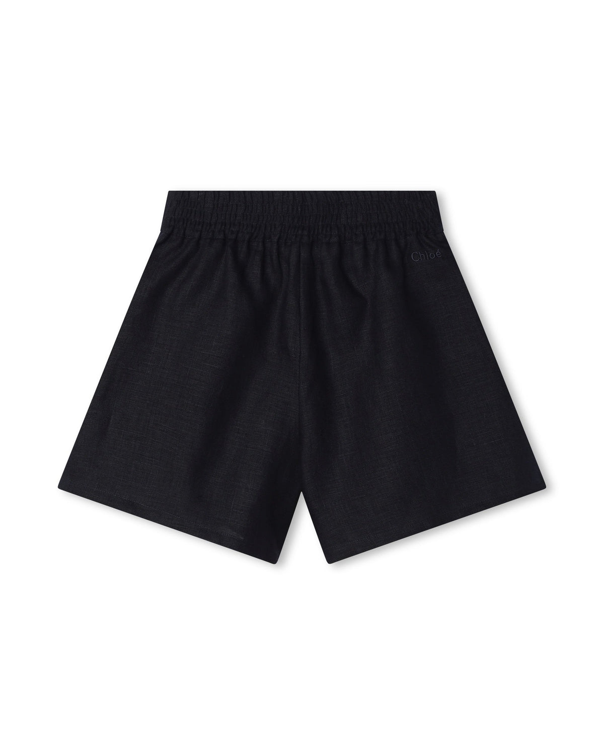 Short en toile de lin - Bleu Amiral